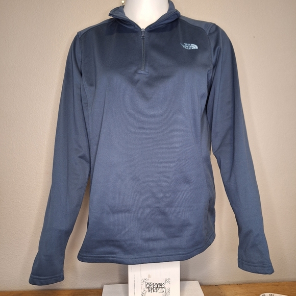 The North Face Sweaters - The North Face Winter Warm Quarter Zip Blue Sweater Size Large